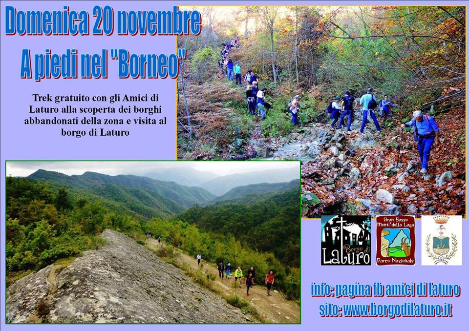 A piedi nel "borneo teramano" 2016